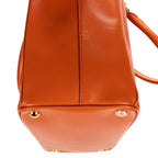 Shoulder Bag Medium Galleria Tote Medium Orange Saffiano Lux Leather