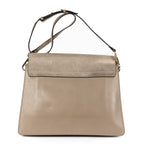 Shoulder Bag Medium Faye Bag Medium Grey Calfskin/Suede Leather