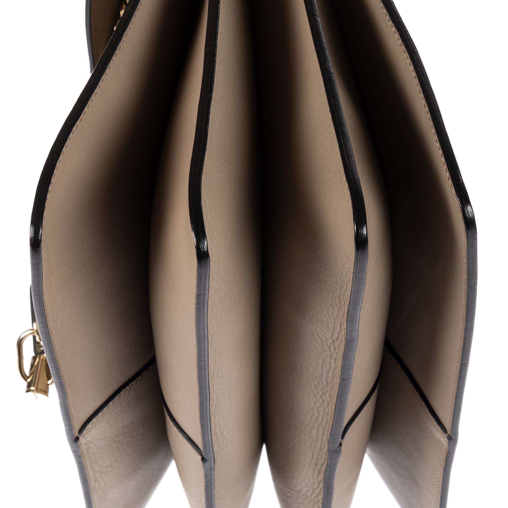 Shoulder Bag Medium Faye Bag Medium Grey Calfskin/Suede Leather