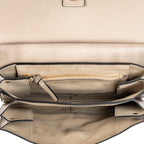 Shoulder Bag Medium Faye Bag Medium Grey Calfskin/Suede Leather
