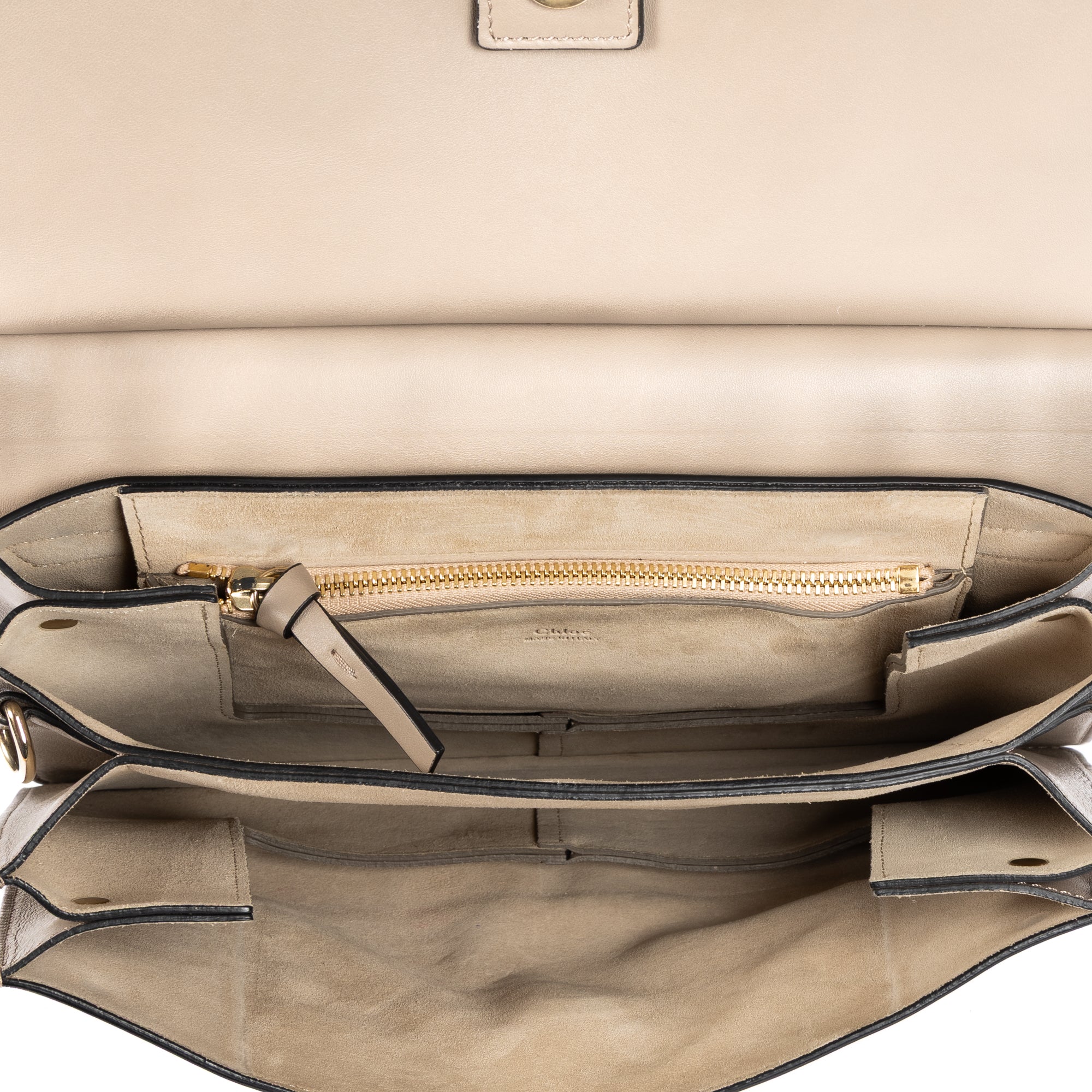 Shoulder Bag Medium Faye Bag Medium Grey Calfskin/Suede Leather