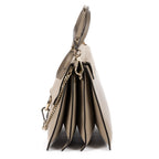 Shoulder Bag Medium Faye Bag Medium Grey Calfskin/Suede Leather