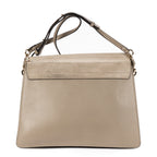 Shoulder Bag Medium Faye Bag Medium Grey Calfskin/Suede Leather