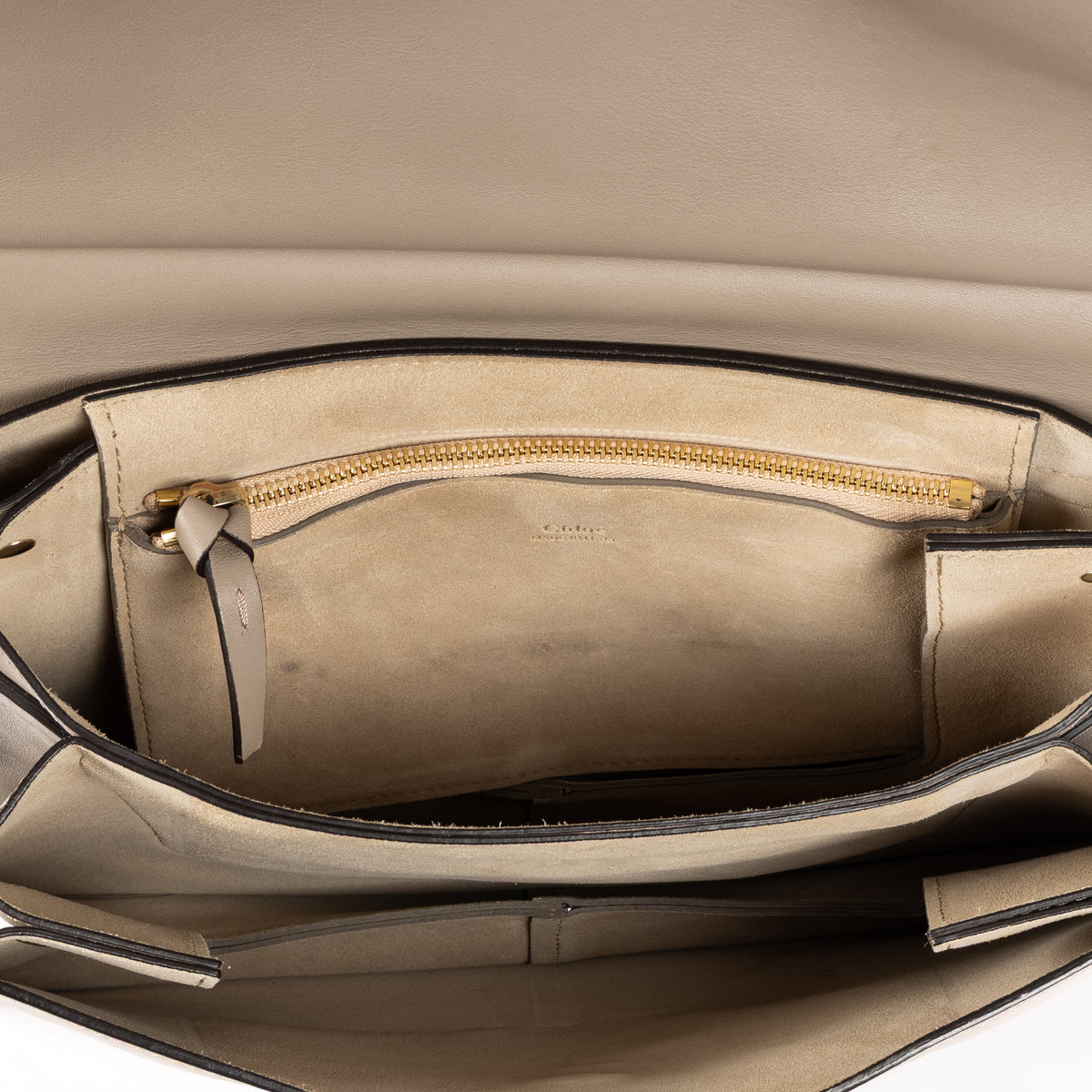 Shoulder Bag Medium Faye Bag Medium Grey Calfskin/Suede Leather