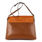 Shoulder Bag Medium Faye Bag Medium Brown Calfskin/Suede Leather