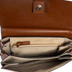 Shoulder Bag Medium Faye Bag Medium Brown Calfskin/Suede Leather
