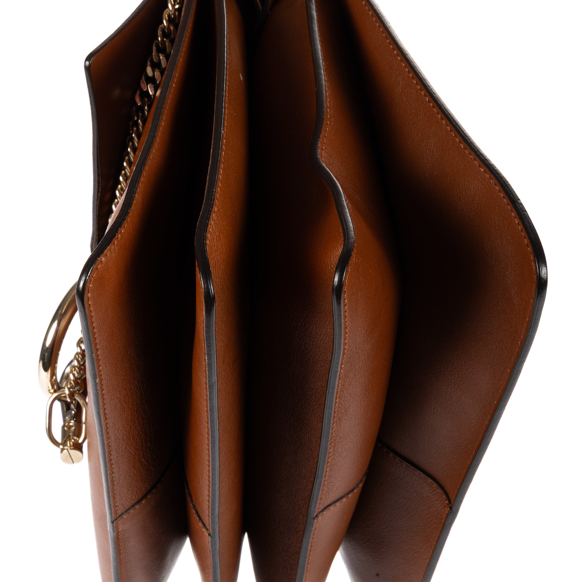 Shoulder Bag Medium Faye Bag Medium Brown Calfskin/Suede Leather