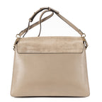 Shoulder Bag Medium Faye Bag Medium Grey Calfskin/Suede Leather