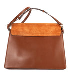 Shoulder Bag Medium Faye Bag Medium Brown Calfskin/Suede Leather