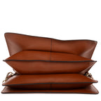 Shoulder Bag Medium Faye Bag Medium Brown Calfskin/Suede Leather