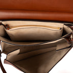 Shoulder Bag Medium Faye Bag Medium Brown Calfskin/Suede Leather