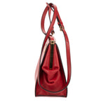 Shoulder Bag Frame Bag Red Saffiano Leather
