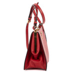 Shoulder Bag Frame Bag Red Saffiano Leather