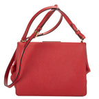 Shoulder Bag Frame Bag Red Saffiano Leather