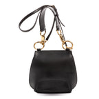 Shoulder Bag Bridle Lynher Bag Black Smooth Calfskin Leather