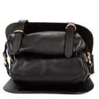 Shoulder Bag Bridle Lynher Bag Black Smooth Calfskin Leather