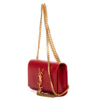 Shoulder Bag Mini Kate Tassel Red Smooth Calfskin Leather