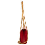 Shoulder Bag Mini Kate Tassel Red Smooth Calfskin Leather