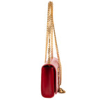 Shoulder Bag Mini Kate Tassel Red Smooth Calfskin Leather