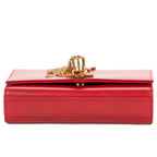 Shoulder Bag Mini Kate Tassel Red Smooth Calfskin Leather
