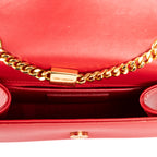 Shoulder Bag Mini Kate Tassel Red Smooth Calfskin Leather