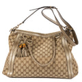 Shoulder Bag Bella Tote Beige Monogrammed Canvas