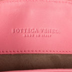 Shoulder Bag Baby Olimpia Pink Intrecciato Leather