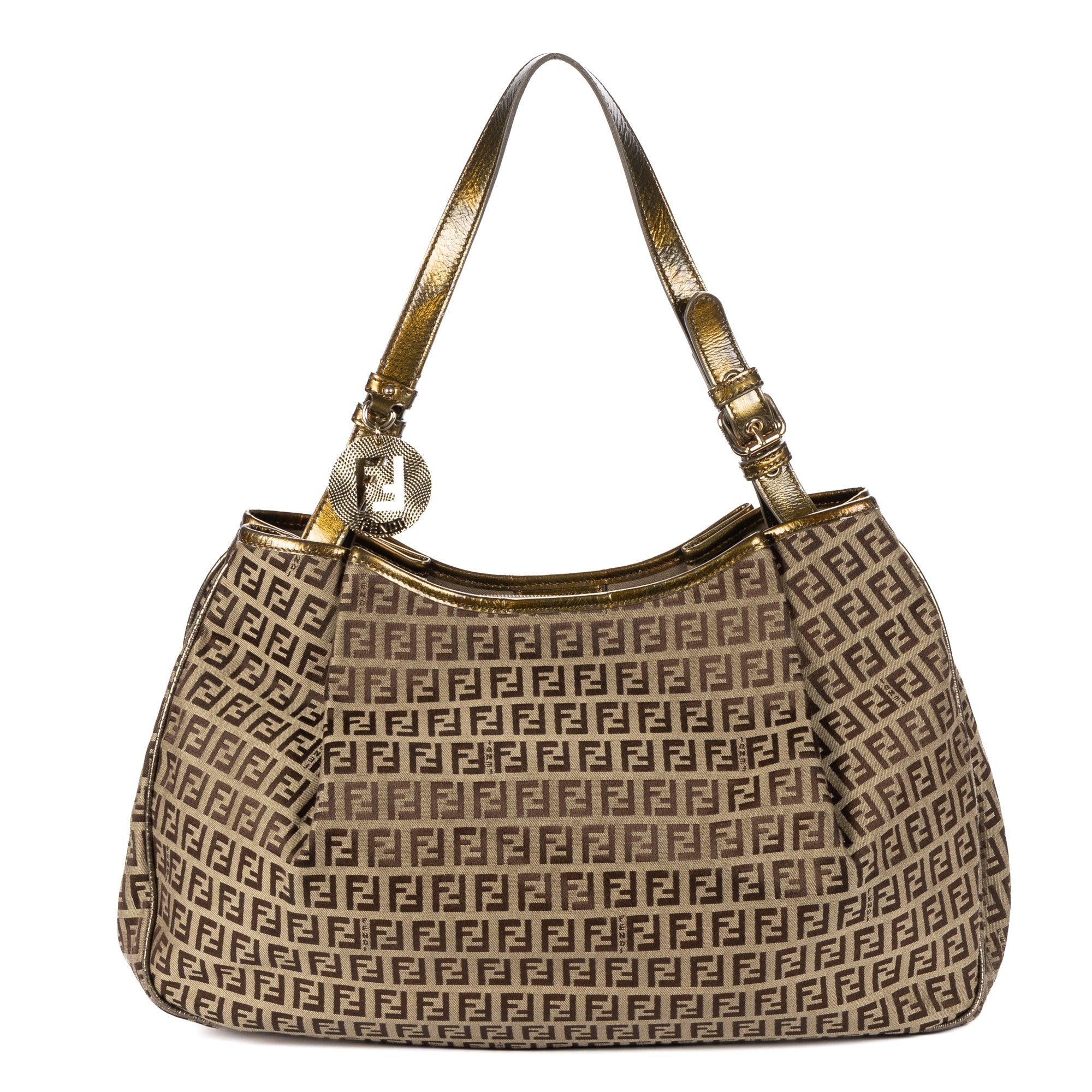 Shoulder Bag Shopper Tote Bag Green Zucchino Canvas