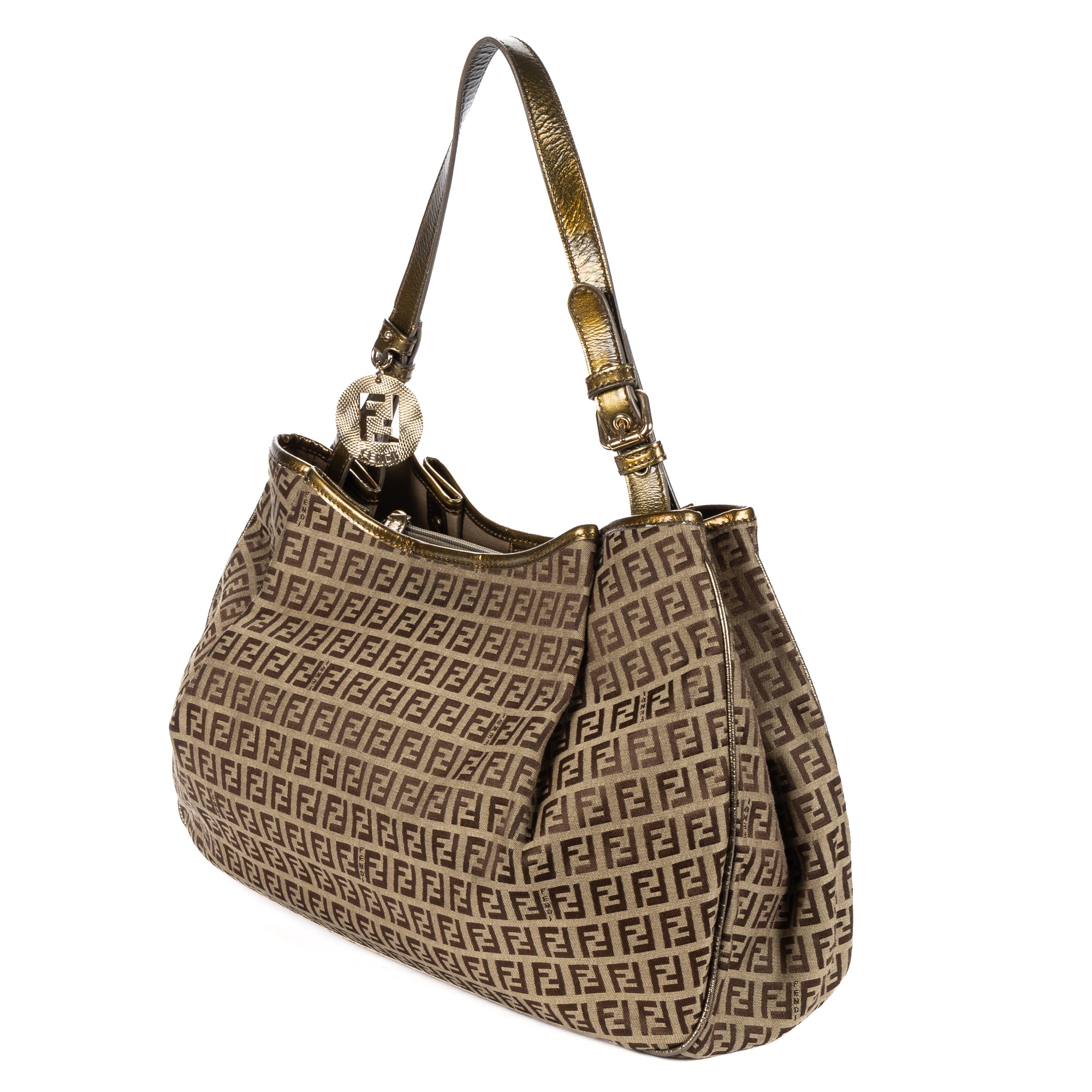 Shoulder Bag Shopper Tote Bag Green Zucchino Canvas