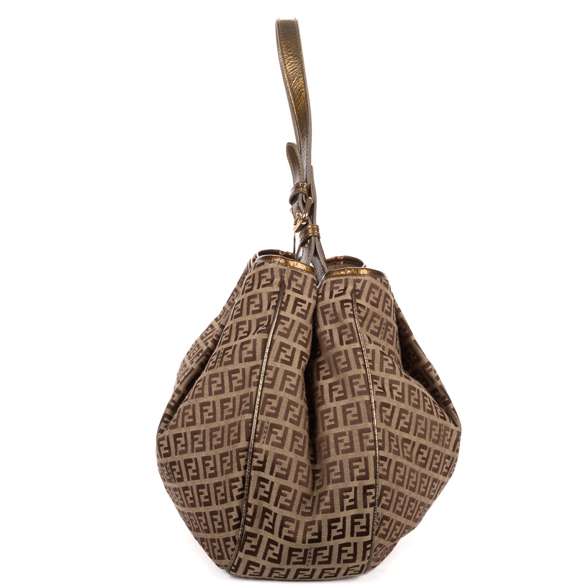 Shoulder Bag Shopper Tote Bag Green Zucchino Canvas