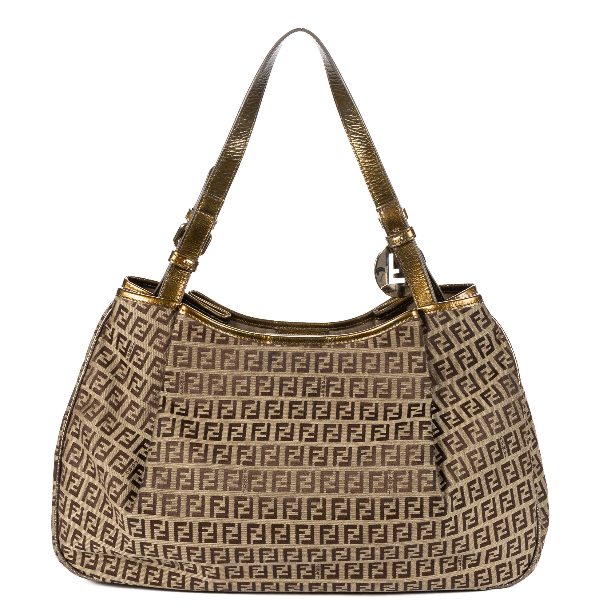 Shoulder Bag Shopper Tote Bag Green Zucchino Canvas