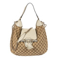 Shoulder Bag Large Emily Chain Large Beige Monogrammed Canvas