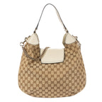 Shoulder Bag Large Emily Chain Large Beige Monogrammed Canvas