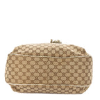 Shoulder Bag Large Emily Chain Large Beige Monogrammed Canvas