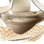 Shoulder Bag Large Emily Chain Large Beige Monogrammed Canvas
