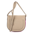 Shoulder Bag Small Bicolor Trotteur Crossbody Grey Grained Calfskin Leather