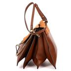 Shoulder Bag Medium Faye Bag Medium Brown Calfskin/Suede Leather