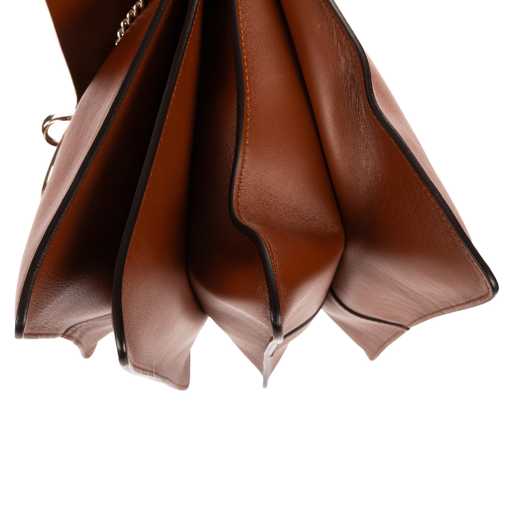 Shoulder Bag Medium Faye Bag Medium Brown Calfskin/Suede Leather