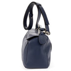 Shoulder Bag Small Puzzle Bag Small Navy Grained Calfskin Leather