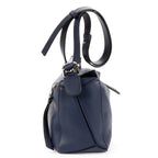 Shoulder Bag Small Puzzle Bag Small Navy Grained Calfskin Leather