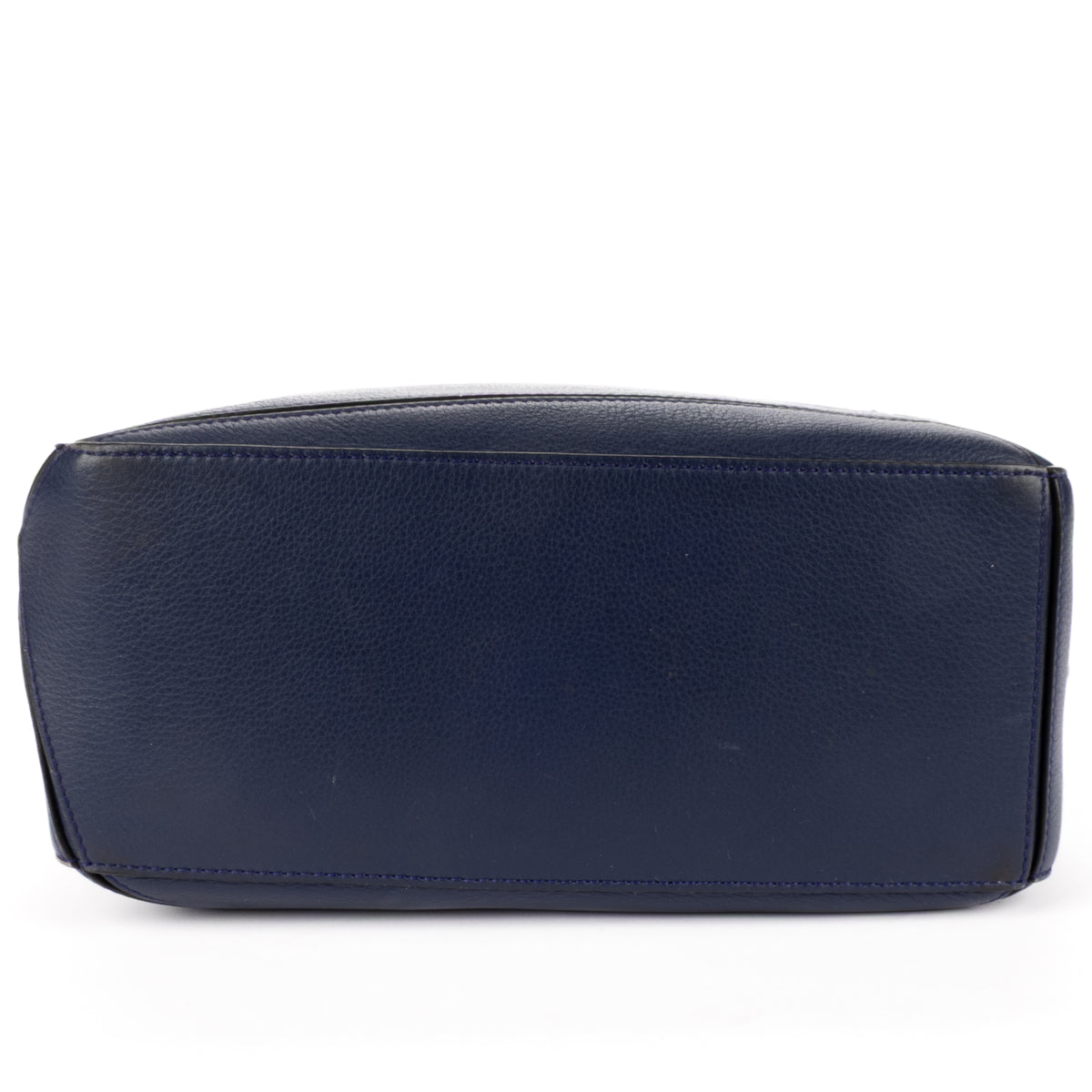 Shoulder Bag Small Puzzle Bag Small Navy Grained Calfskin Leather