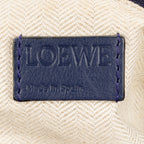 Shoulder Bag Small Puzzle Bag Small Navy Grained Calfskin Leather