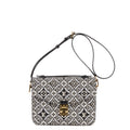 Shoulder Bag Ltd. Ed. 1854 Pochette Metis MM Black Jacquard Textile Canvas