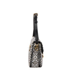 Shoulder Bag Ltd. Ed. 1854 Pochette Metis MM Black Jacquard Textile Canvas