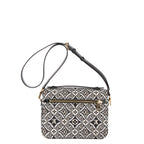 Shoulder Bag Ltd. Ed. 1854 Pochette Metis MM Black Jacquard Textile Canvas