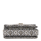 Shoulder Bag Ltd. Ed. 1854 Pochette Metis MM Black Jacquard Textile Canvas
