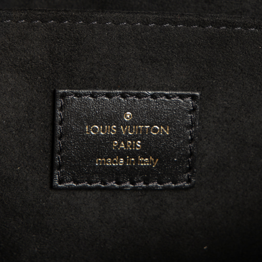 Shoulder Bag Ltd. Ed. 1854 Pochette Metis MM Black Jacquard Textile Canvas
