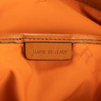 Handbag Tote Caramel Brown Canvas with leather trim