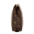 Pouch Vintage Toilet Pouch Brown Monogram Canvas