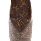 Pouch Vintage Toilet Pouch Brown Monogram Canvas